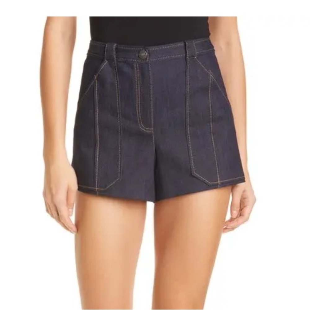 Women's Black Denim Shorts